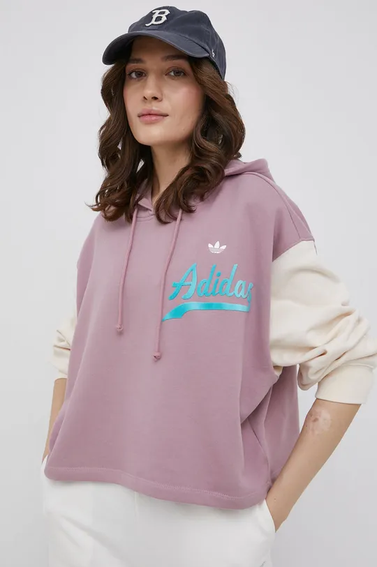 pink adidas Originals cotton sweatshirt Women’s