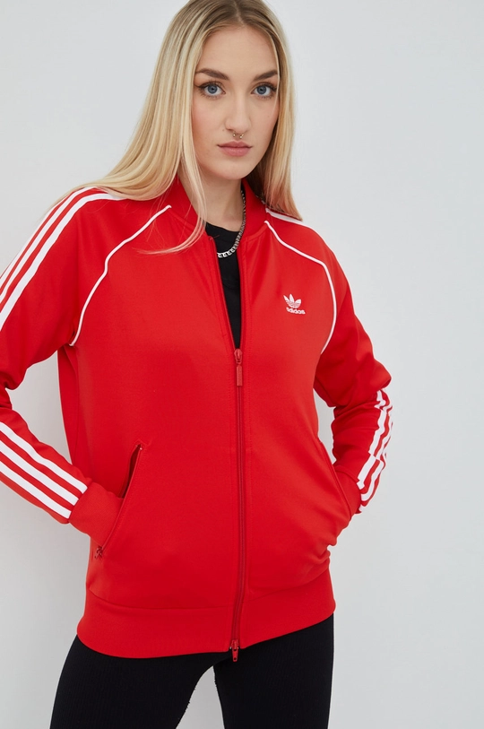 Μπλούζα adidas Originals Adicolor κόκκινο