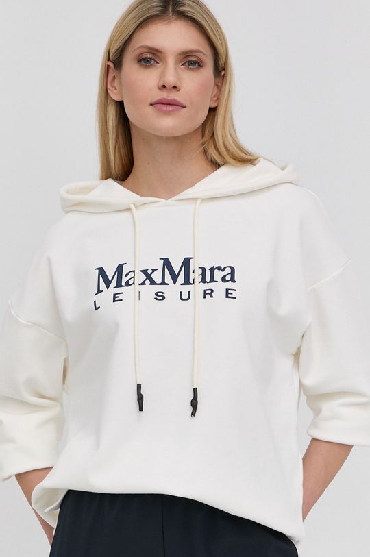 biały Max Mara Leisure bluza