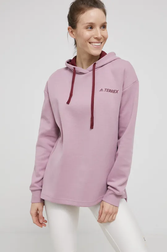 ροζ Μπλούζα adidas TERREX Γυναικεία