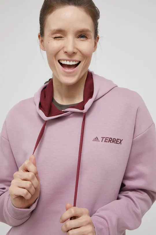 ροζ Μπλούζα adidas TERREX