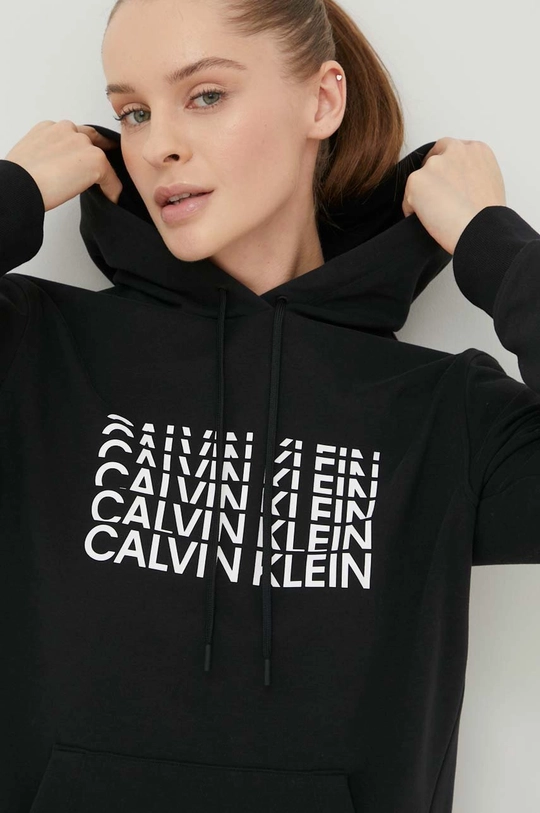 čierna Tepláková mikina Calvin Klein Performance