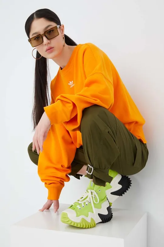 πορτοκαλί Μπλούζα adidas Originals Adicolor Γυναικεία