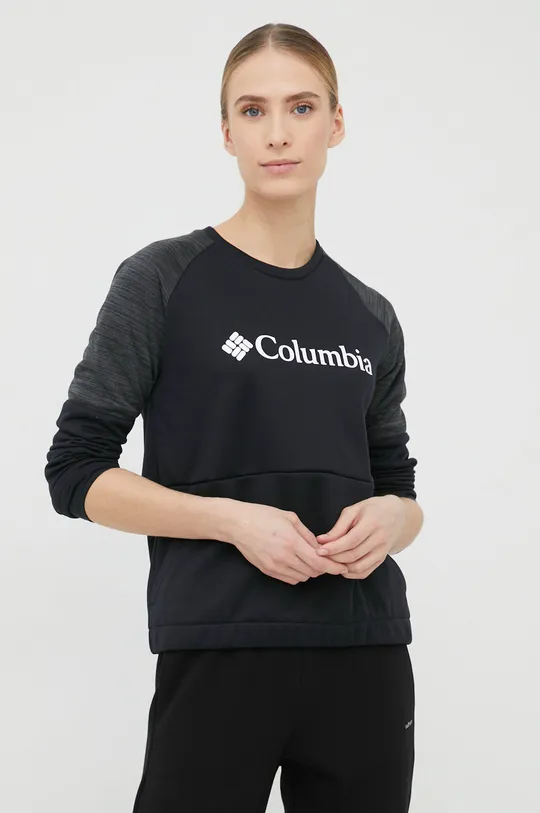 μαύρο Αθλητική μπλούζα Columbia Windgates Crew Γυναικεία