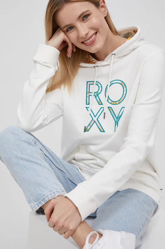 λευκό Μπλούζα Roxy Γυναικεία