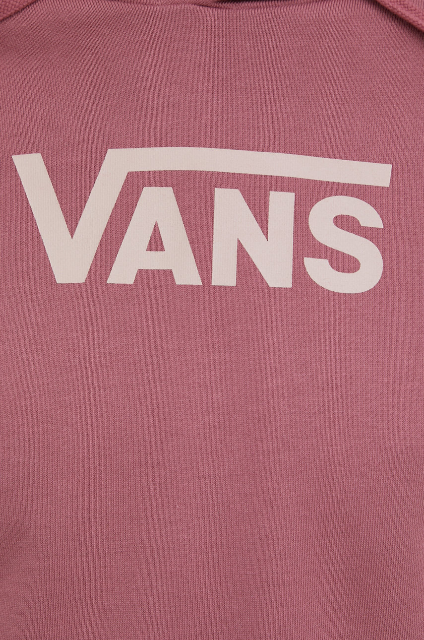 Vans cotton sweatshirt women's pink color buy on PRM