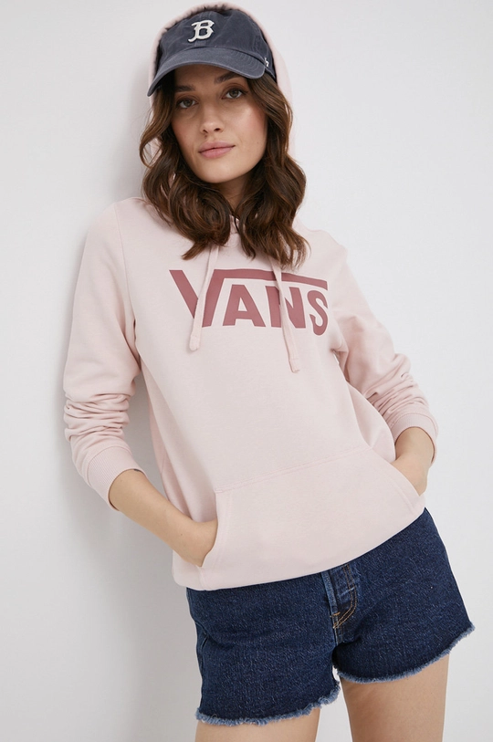 Vans bluza bawełniana różowy