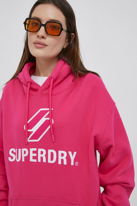 lila Superdry pamut melegítőfelső Női