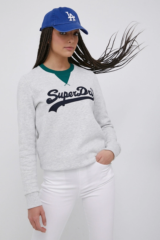 szary Superdry bluza Damski