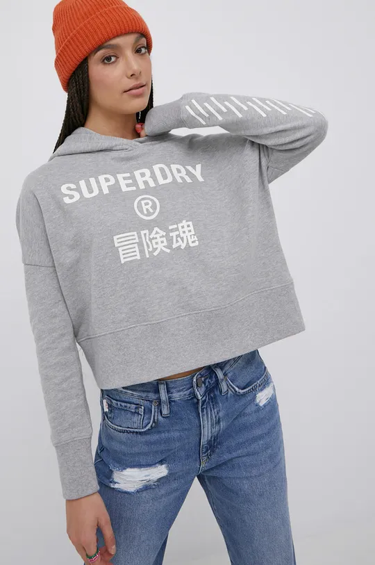 szürke Superdry felső