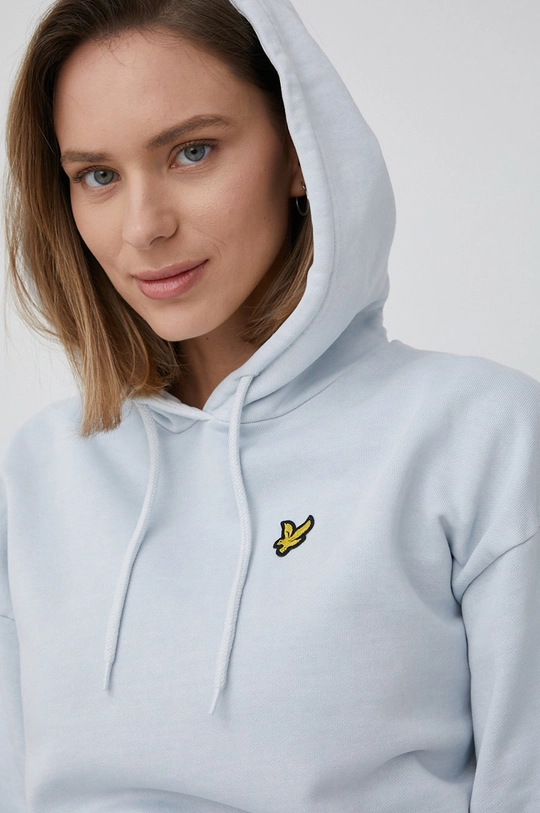 kék Lyle & Scott pamut melegítőfelső