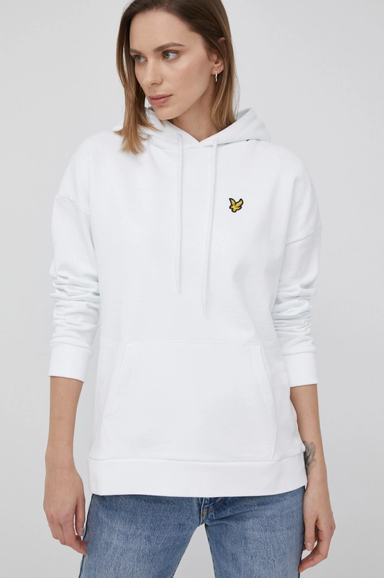 bela Lyle & Scott bombažni pulover Ženski