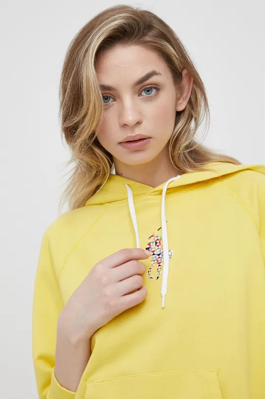 κίτρινο Βαμβακερή μπλούζα Polo Ralph Lauren Γυναικεία