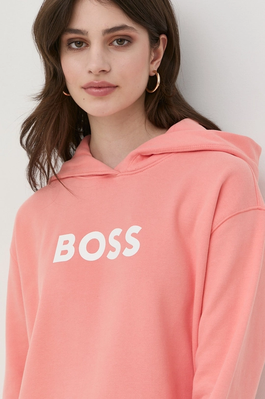 pomarańczowy BOSS bluza bawełniana 50468367