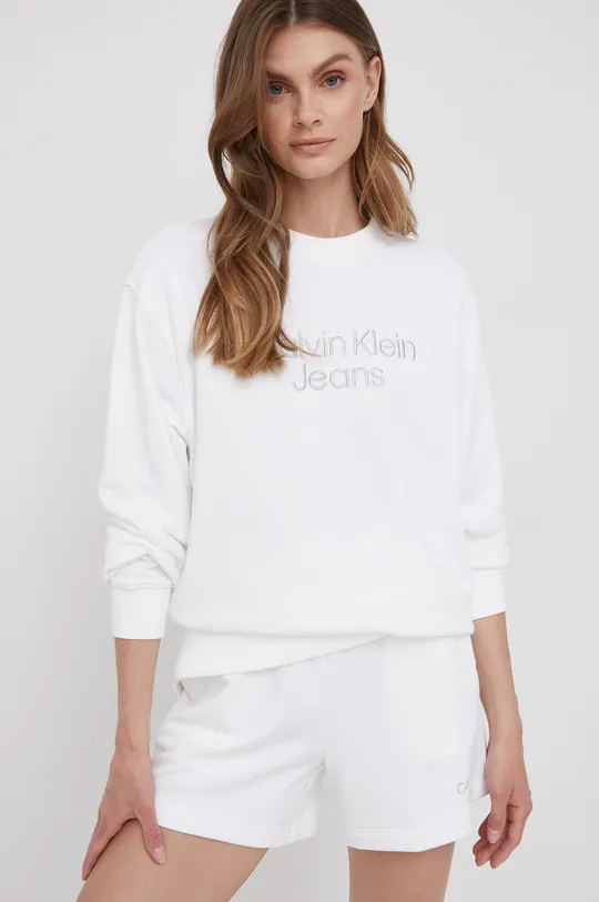 λευκό Μπλούζα Calvin Klein Jeans Γυναικεία