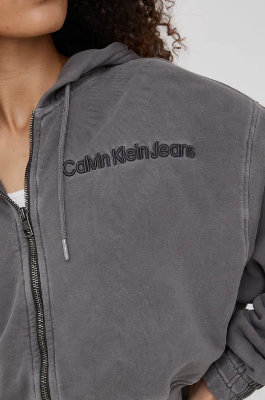 Βαμβακερή μπλούζα Calvin Klein Jeans Γυναικεία
