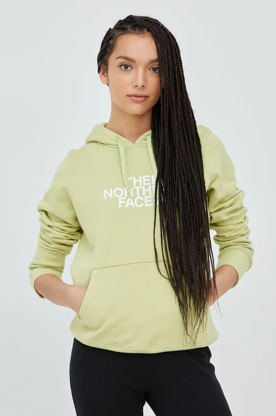 πράσινο Βαμβακερή μπλούζα The North Face Γυναικεία