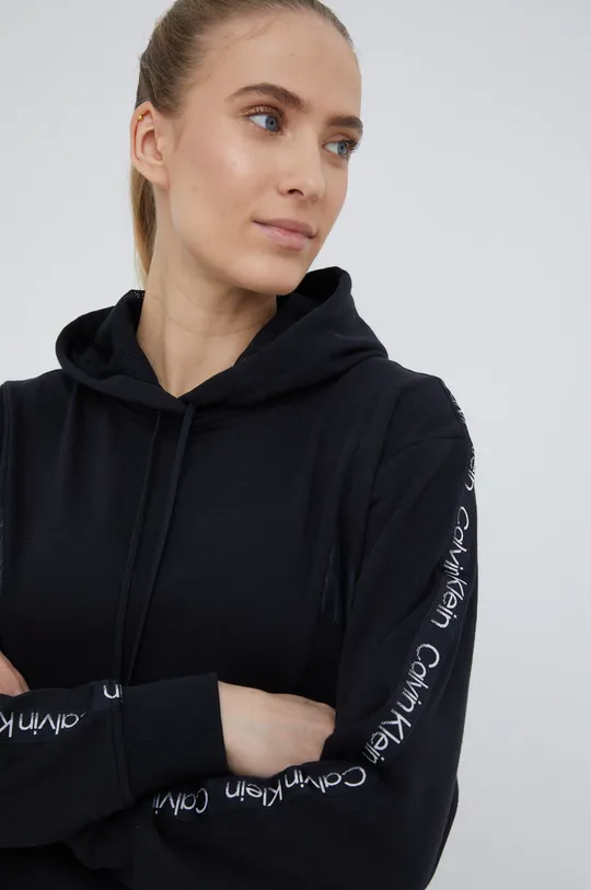 čierna Tepláková mikina Calvin Klein Performance Active Icon
