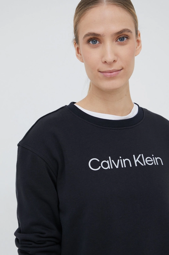 czarny Calvin Klein Performance bluza dresowa CK Essentials