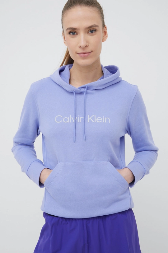 fioletowy Calvin Klein Performance bluza dresowa CK Essentials