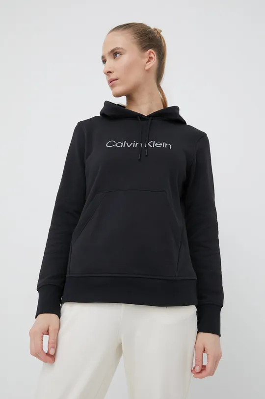 czarny Calvin Klein Performance bluza dresowa CK Essentials