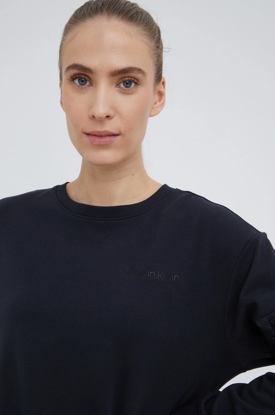 crna Dukserica Calvin Klein Performance Modern Sweat