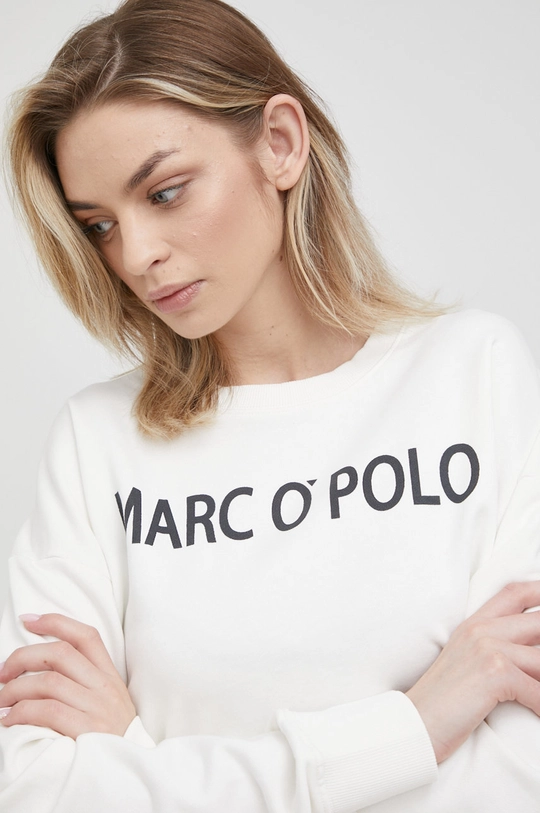 biały Marc O'Polo bluza bawełniana