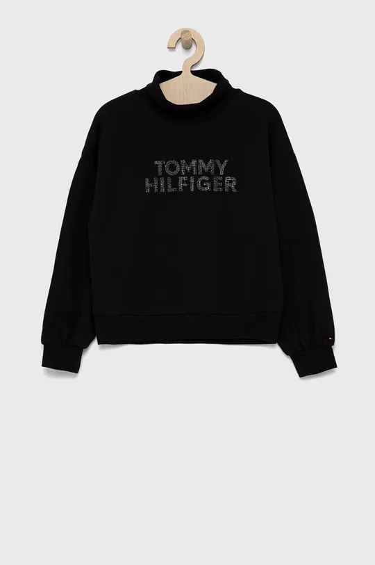 negru Tommy Hilfiger bluza copii De fete