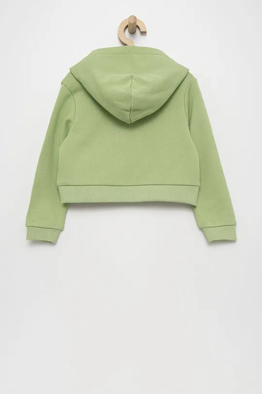 Παιδική βαμβακερή μπλούζα Calvin Klein Jeans πράσινο