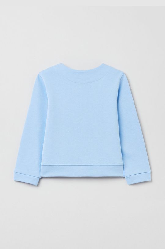 OVS bluza bawełniana dziecięca jasny niebieski