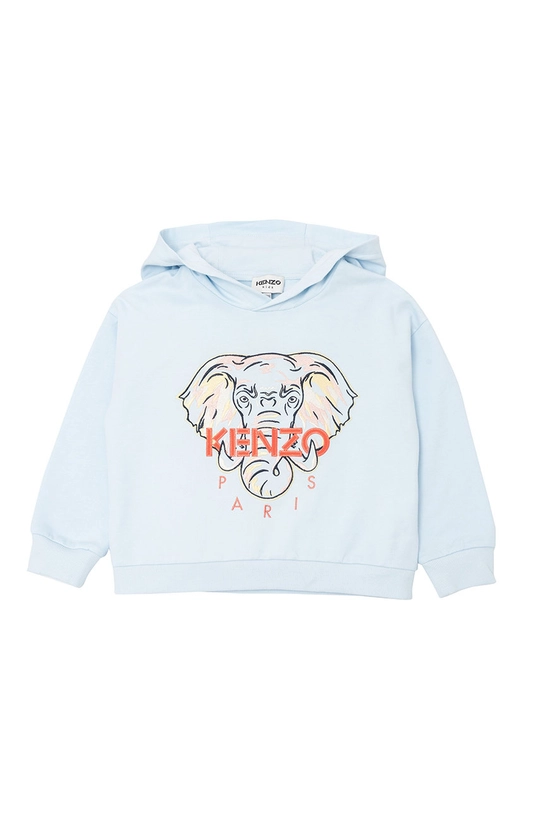 niebieski Kenzo Kids bluza bawełniana dziecięca Dziewczęcy