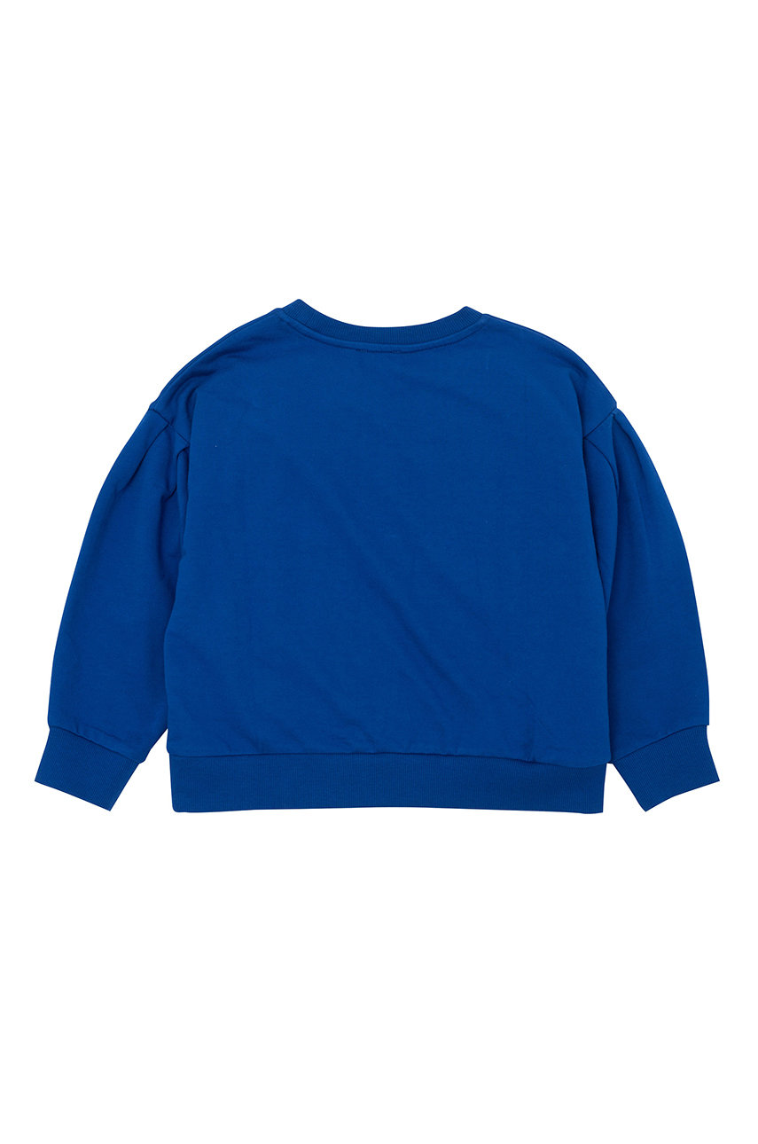 Kenzo Kids bluza bawełniana dziecięca stalowy niebieski