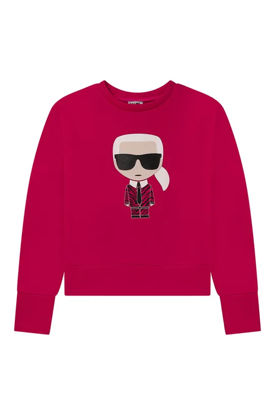 Παιδική μπλούζα Karl Lagerfeld ροζ