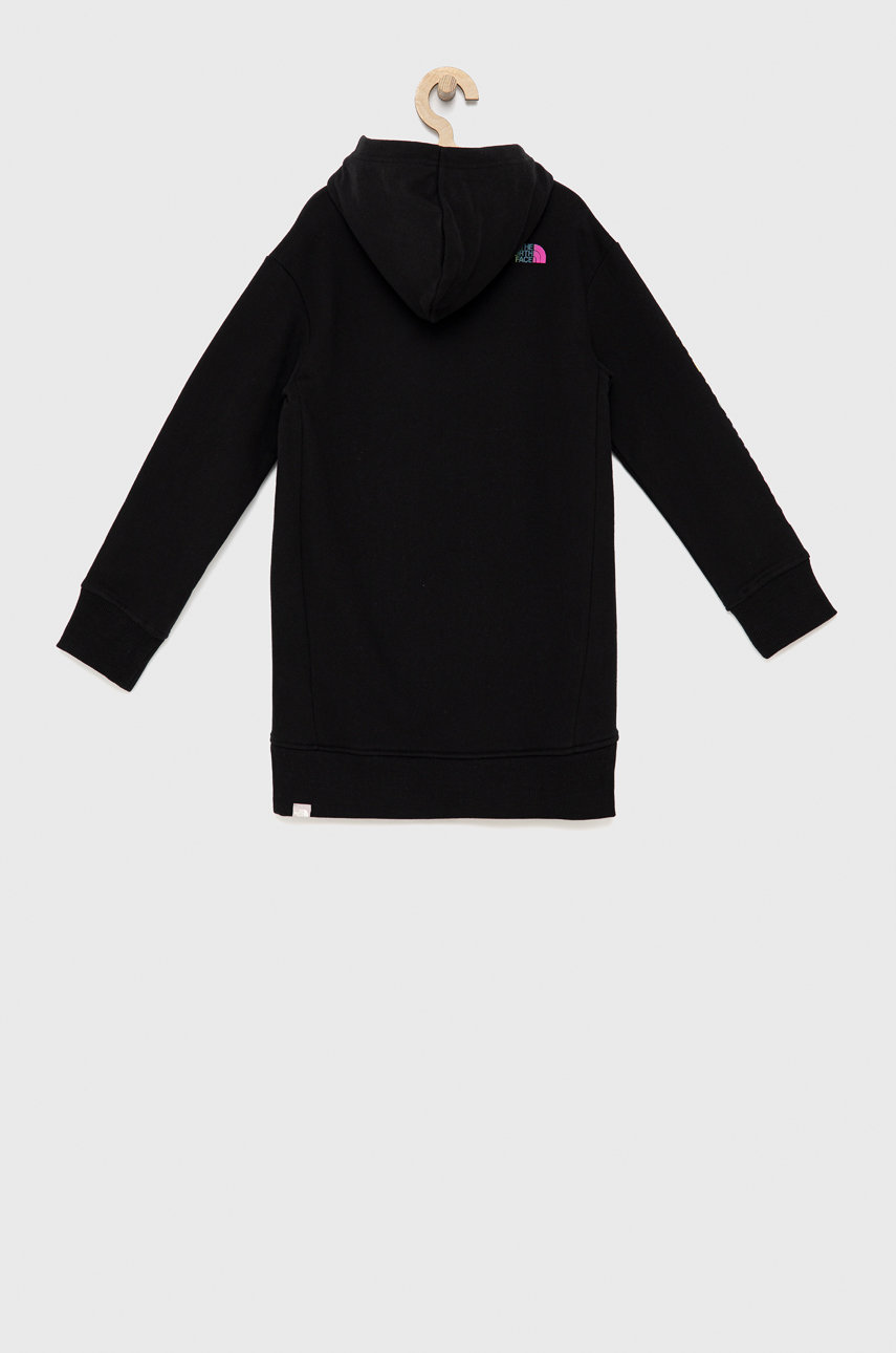 The North Face bluza bawełniana dziecięca czarny