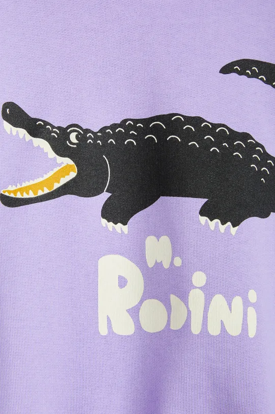 fioletowy Mini Rodini bluza bawełniana dziecięca