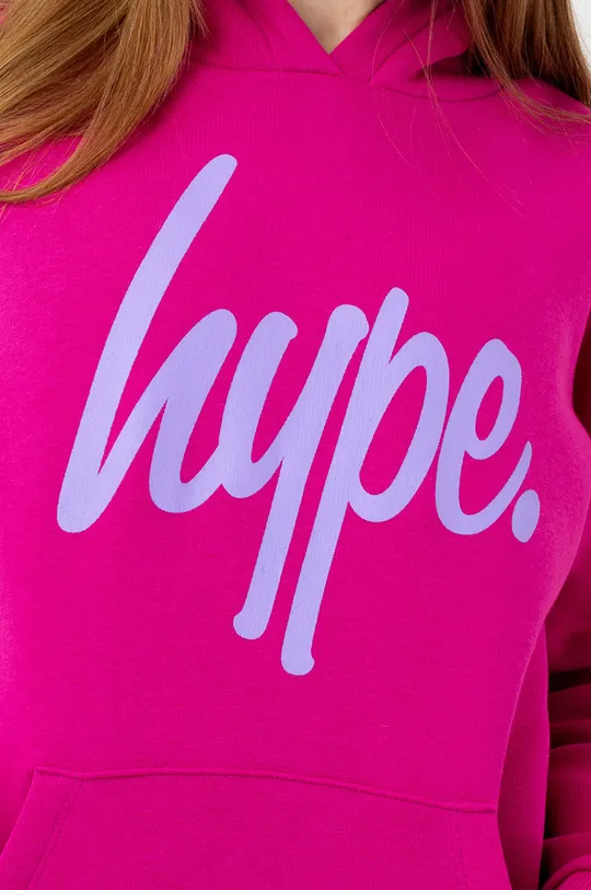 różowy Hype bluza dziecięca