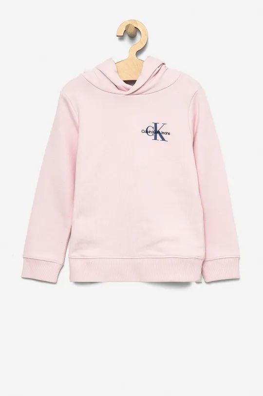 ροζ Calvin Klein Jeans - Παιδική μπλούζα Παιδικά