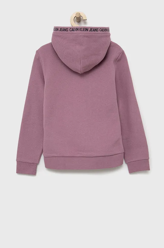Детская кофта Calvin Klein Jeans фиолетовой