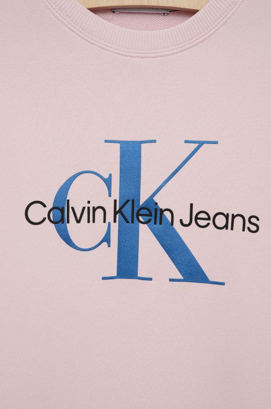 Calvin Klein Jeans Bluza bawełniana dziecięca IU0IU00265.PPYY Materiał zasadniczy: 100 % Bawełna, Ściągacz: 95 % Bawełna, 5 % Elastan