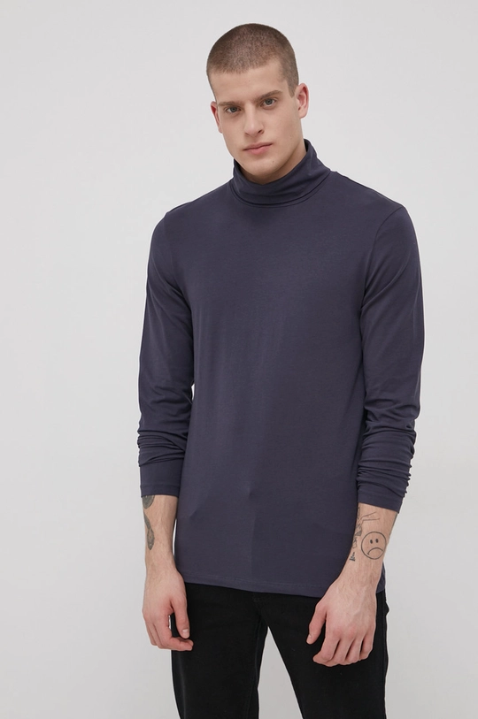 niebieski Tom Tailor Longsleeve Męski