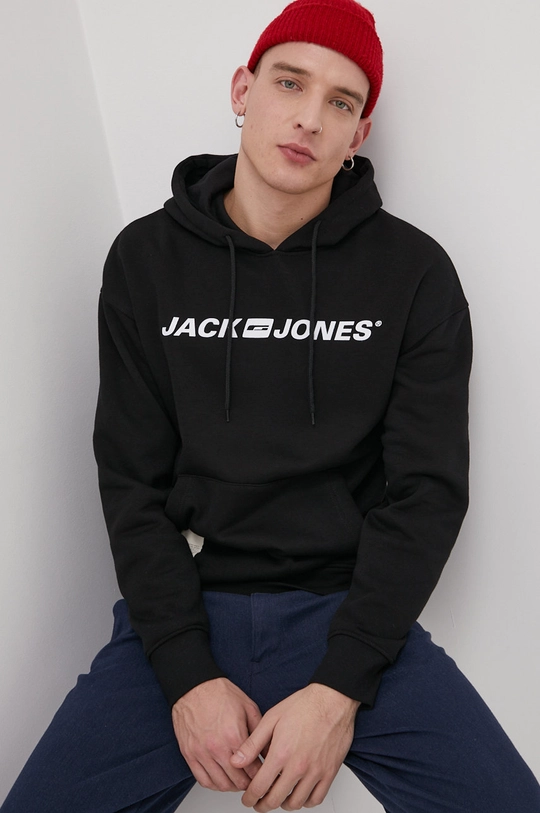 čierna Mikina Jack & Jones Pánsky