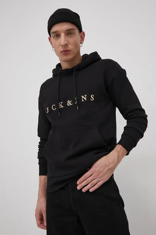 čierna Mikina Jack & Jones Pánsky