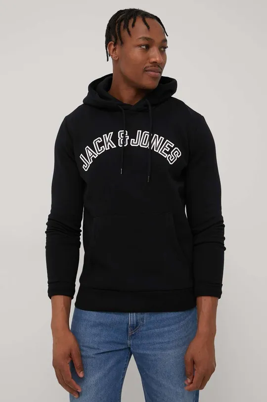 μαύρο Μπλούζα Jack & Jones Ανδρικά