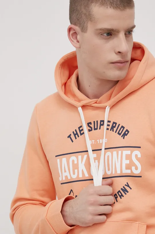 pomarańczowy Jack & Jones Bluza