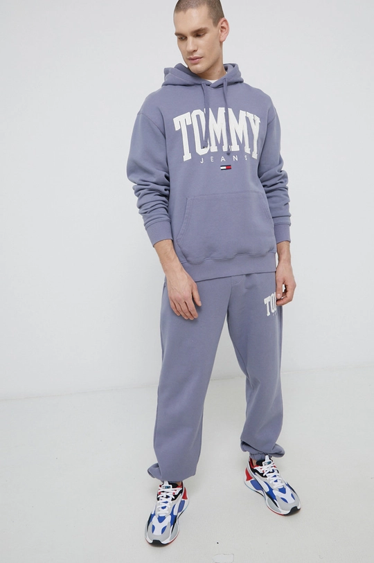 fialová Mikina Tommy Jeans