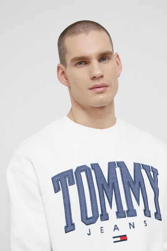 biały Tommy Jeans Bluza DM0DM12545.PPYY