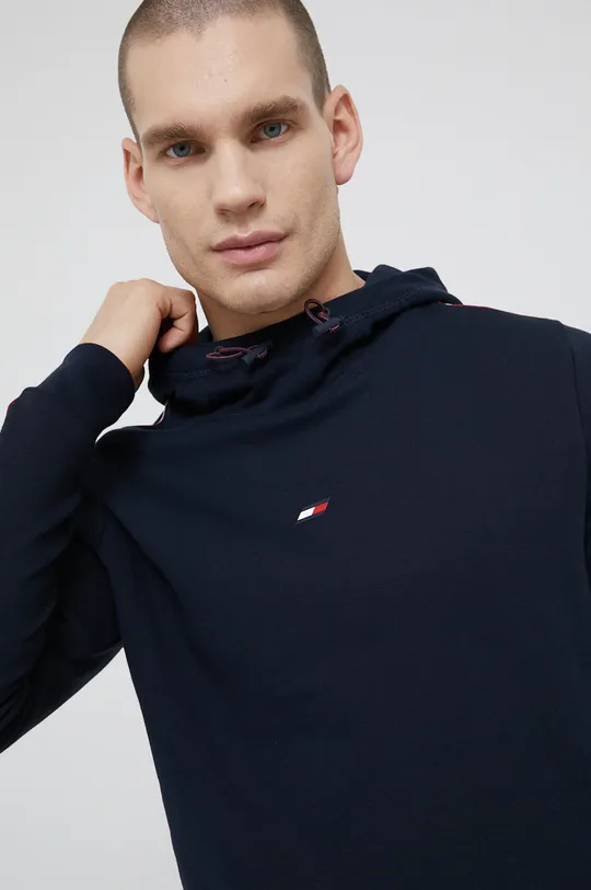 σκούρο μπλε Βαμβακερή μπλούζα Tommy Hilfiger