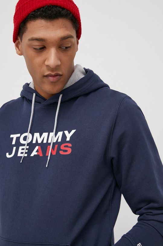 námořnická modř Bavlněná mikina Tommy Jeans