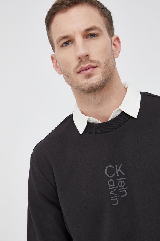 czarny Calvin Klein - Bluza bawełniana