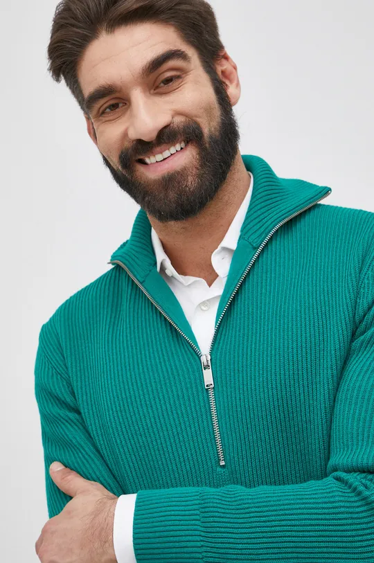 zielony Drykorn Sweter z domieszką wełny Manuelo